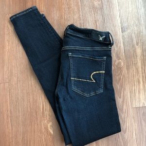 American Eagle - dark wash jegging